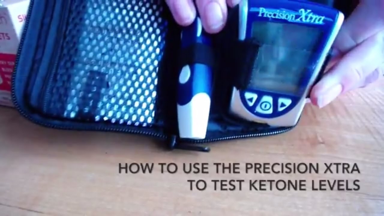 How to use the Precision Xtra Ketone Meter 