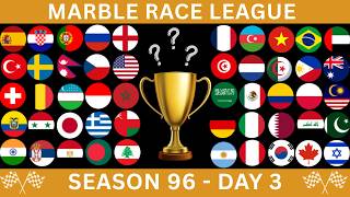 Marble Race League Season 96 DAY 3 Marble Race in Algodoo
