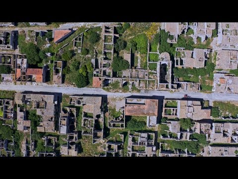 Ruins of Poggioreale - Belice valley, Trapani - Sicily, Italy | Drone aerial view