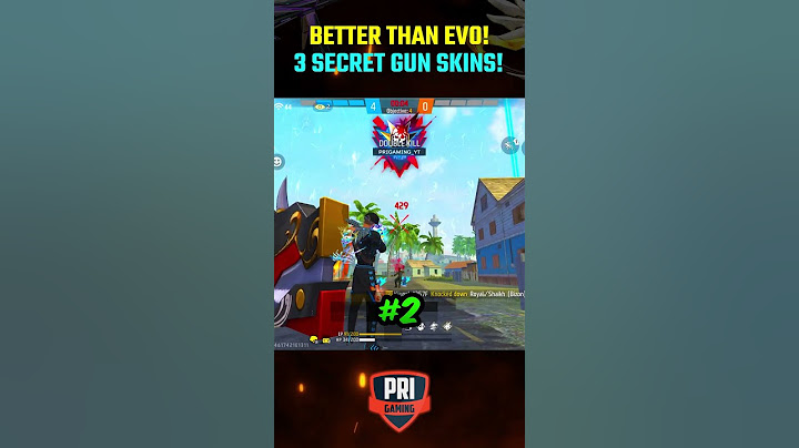 😯3 Secret Gun Skins Better Than Evo Guns!🗿 #shorts #freefire | PRI GAMING