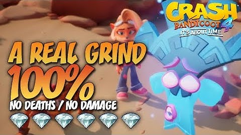 Crash Bandicoot 4: A Real Grind 100% Run - All Gems Guide (No Deaths / No Damage)