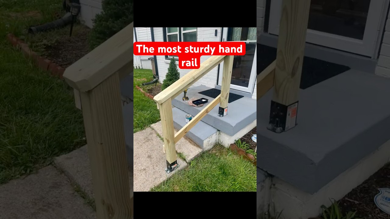 Unbelievable Hand Rail Install