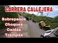 Carrera callejera de motos