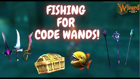 Wizard101: Fishing for CODE WANDS!! (Guide + My Drops)