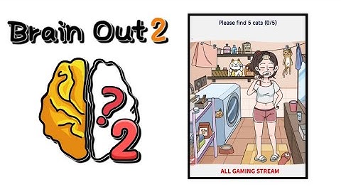 Brain Out 2 Level 263 || please find cats Gameplay