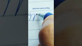Learn to write ' May ' in American cursive writing #cursivewriting #monthsname