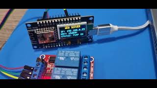 Система полива на NodeMCU ESP8266 с OLED-дисплеем 0,96