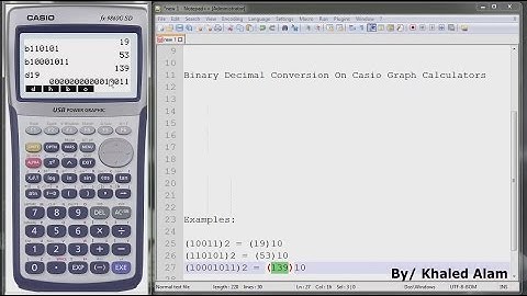 Binary Decimal Conversion On Casio Graph Calculators