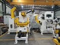 3 In 1 Decoiler Straightener Feeder Combo GLK4-600 For Customer In UK