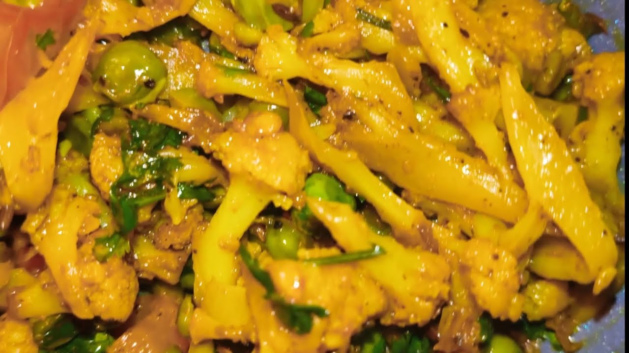 गोभी मटर सब्जी बनाएं 🤤