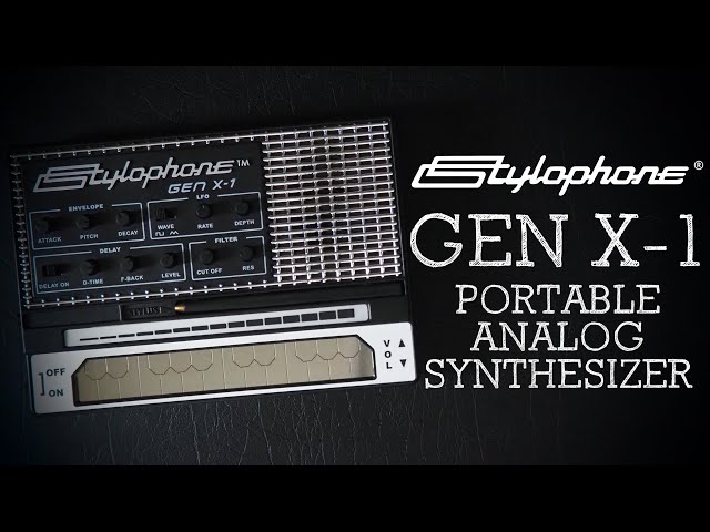 Dubreq Stylophone GEN X-1 Portable Analog Synthesizer - YouTube