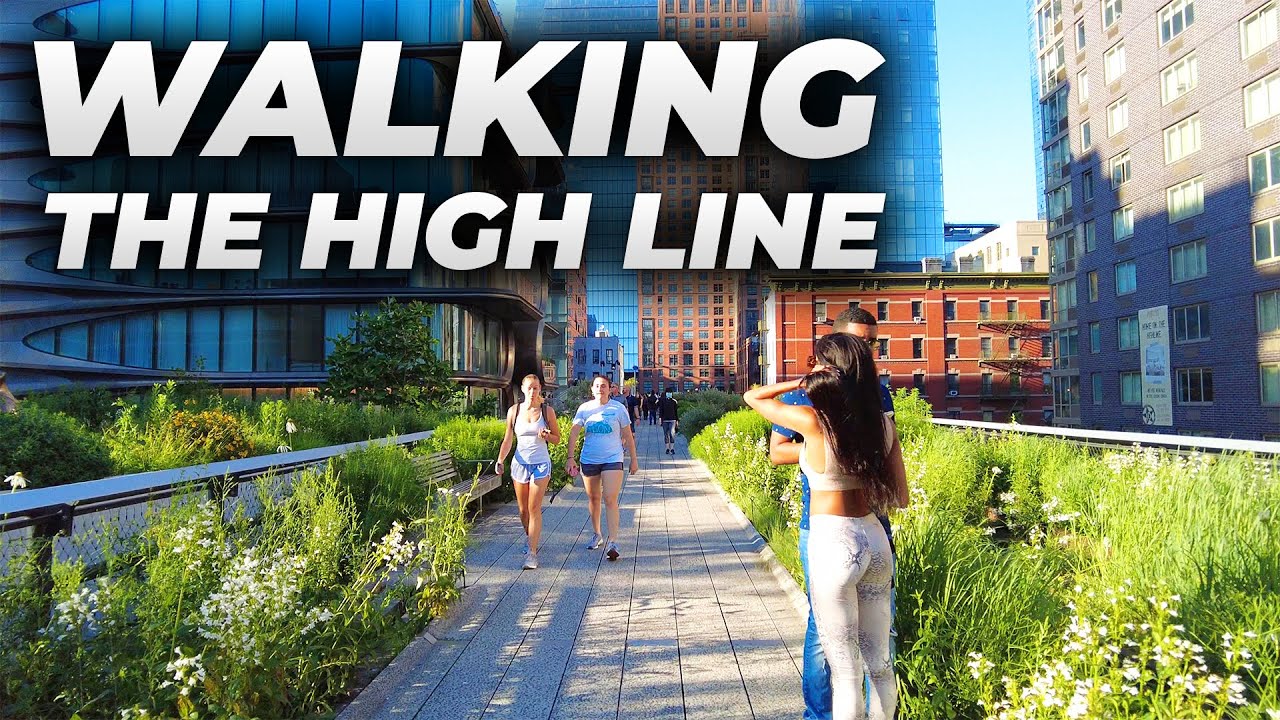 Walking NYC : The High Line Elevated Park (June 2021) 