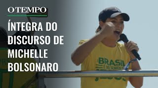 Michelle Bolsonaro discursa no Rio: 