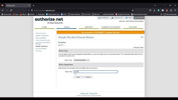 Authorize.net Donation Button