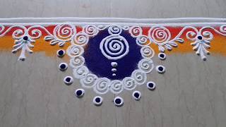 Traditional sanskar bharti border rangoli l Rangoli for festivals l Rangoli by ND Creations