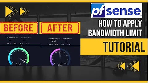 pfSense Bandwidth Limiter: Limiting bandwidth per-IP