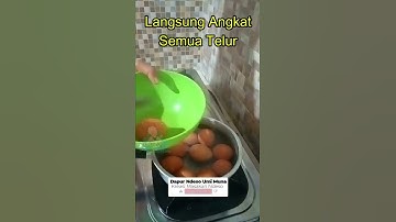 Thumbnail of KENYAL!!! Rebus Telur 5 Menit #shorts #trikmerebustelur #kulinerindonesia #5menitrebustelur