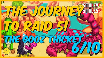 Bit heroes Zone 7 Flag 5: The Gooz Thicket | Journey to Raid 5 | Gameplay