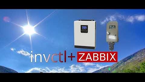 invctl+zabbix (шаблон для моніторингу інвертора)