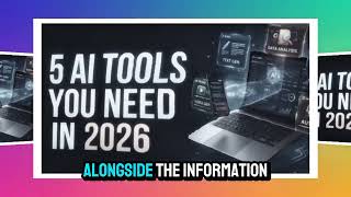 5 AI TOOLS YOU NEED IN 2026 | AI SMART GUIDE #youtubealgorithm 