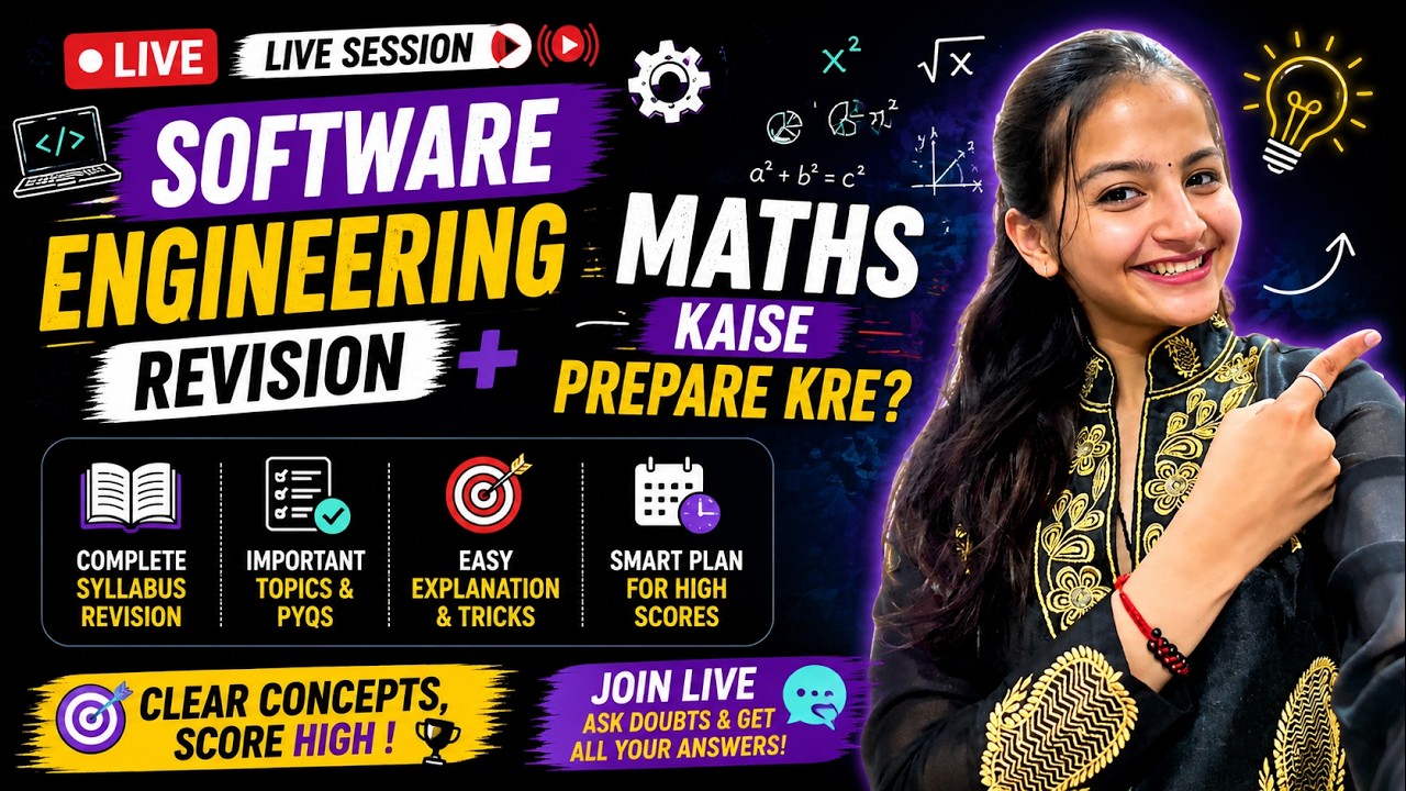 LIVE Software Engineering Revision + Maths Preparation Strategy 🔥 Score ...