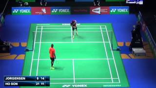 R32 - MS - Son Wan Ho vs Jan O Jorgensen - 2014 All England Badminton Open (G2)