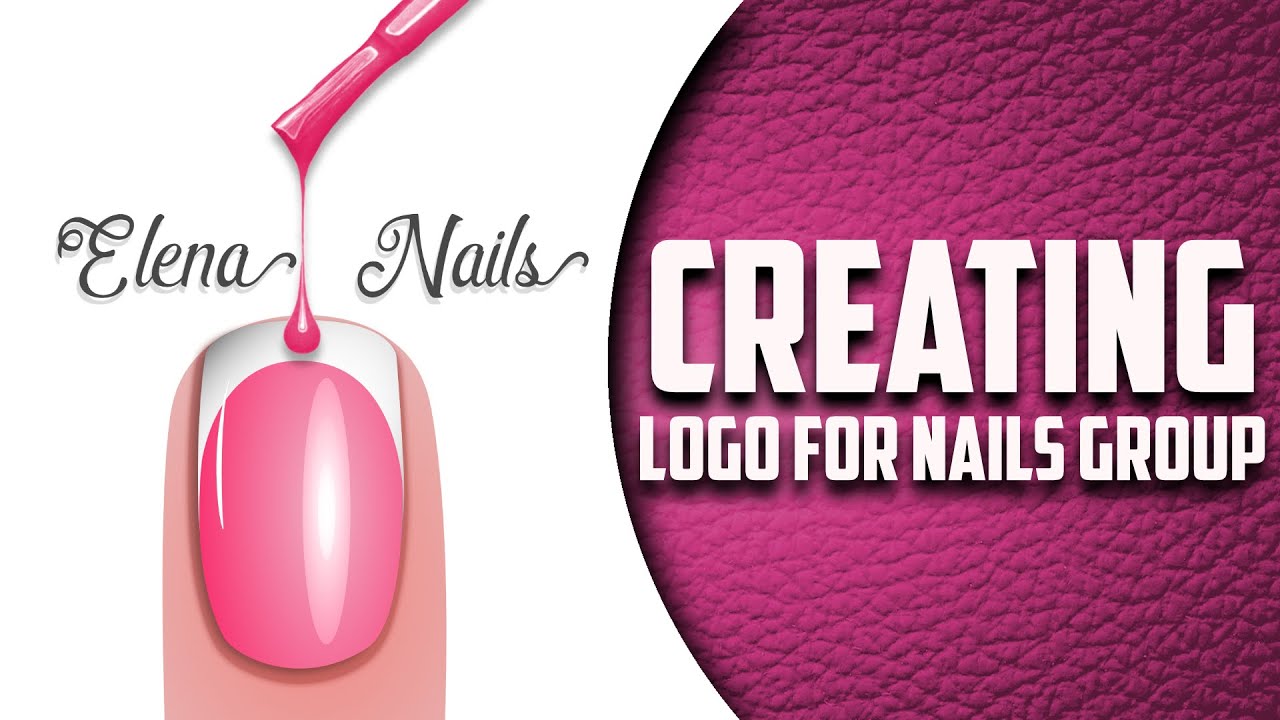 Create logo for nails group - YouTube