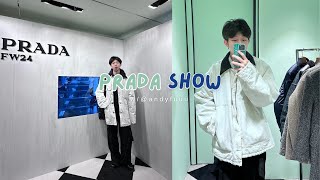 the paris prada fw24 experience