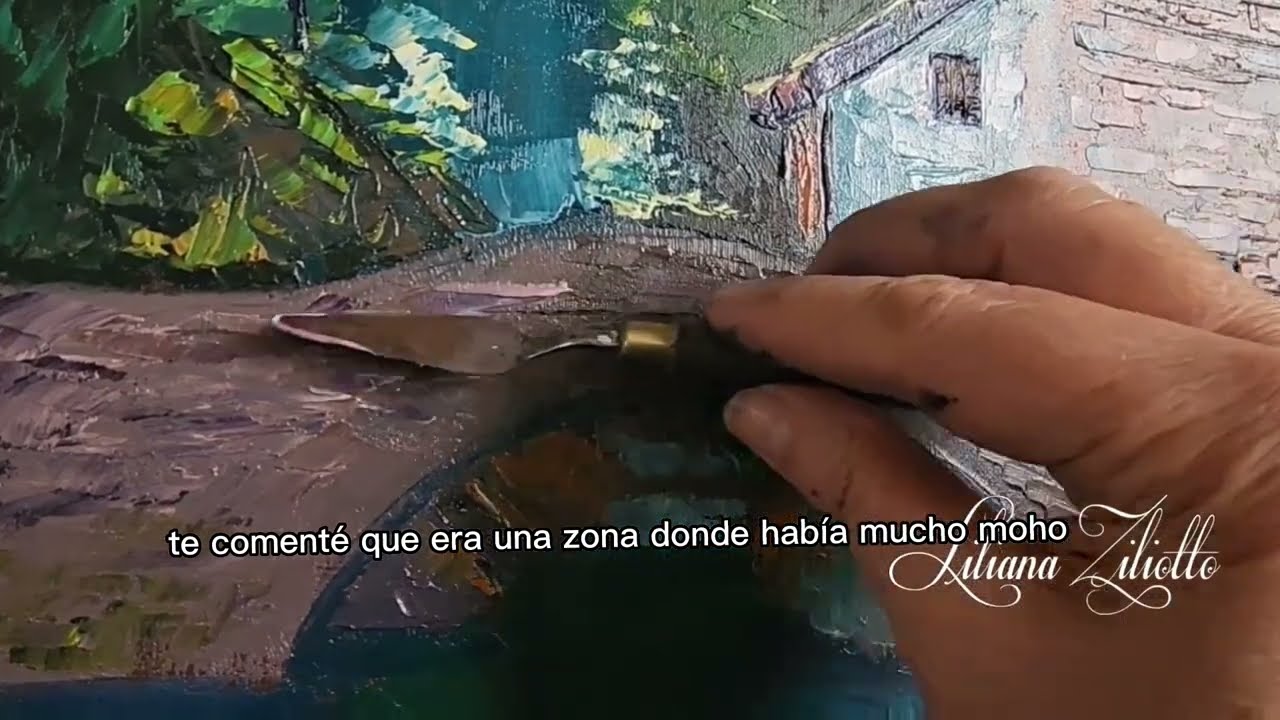 Impresionismo en oleo con espátula