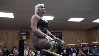 Angel Sinclair Disrupts Covey Christ's Meditation - Limitless Wrestling (Intergender, Mixed)