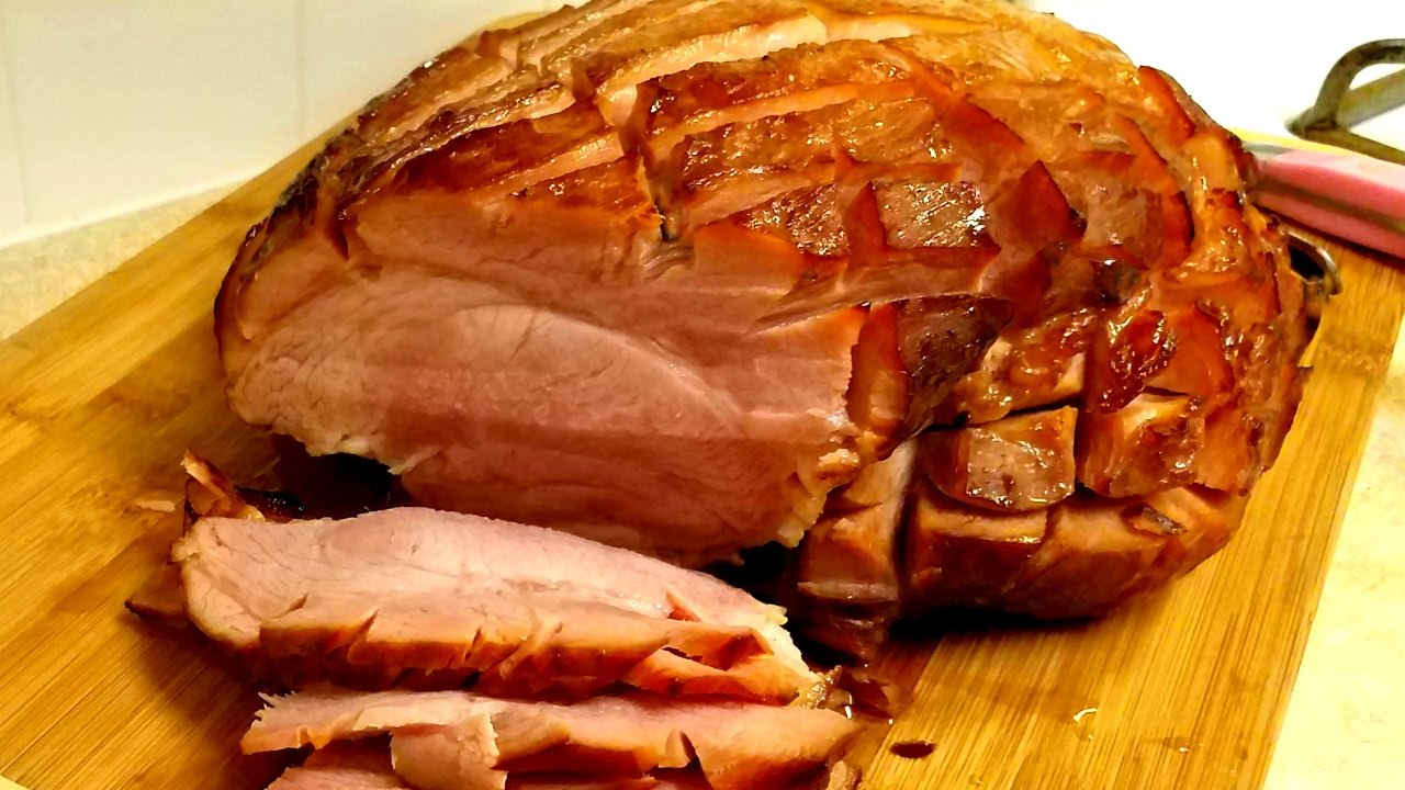 How to Cook a Ham in the Oven, Baked with Glaze - Adventures of Mel