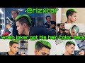 BEST HAIRCOLOR AND STYLE (PART 2) WITH JOKER || VLOG 14 || RIZXTAR.