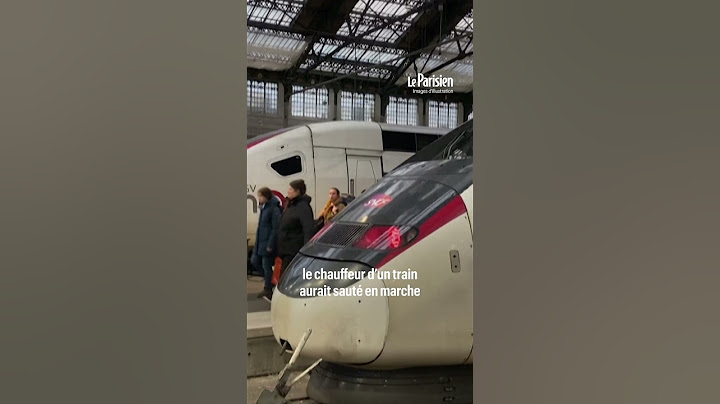 Le suicide d'un conducteur de TGV depuis sa cabine, à l'origine des retards de Noël
