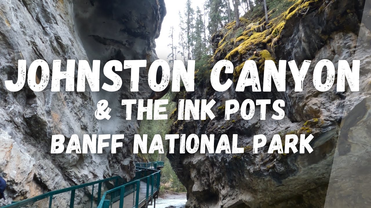 Johnston Canyon and Ink Pots on a Cloudy Day
