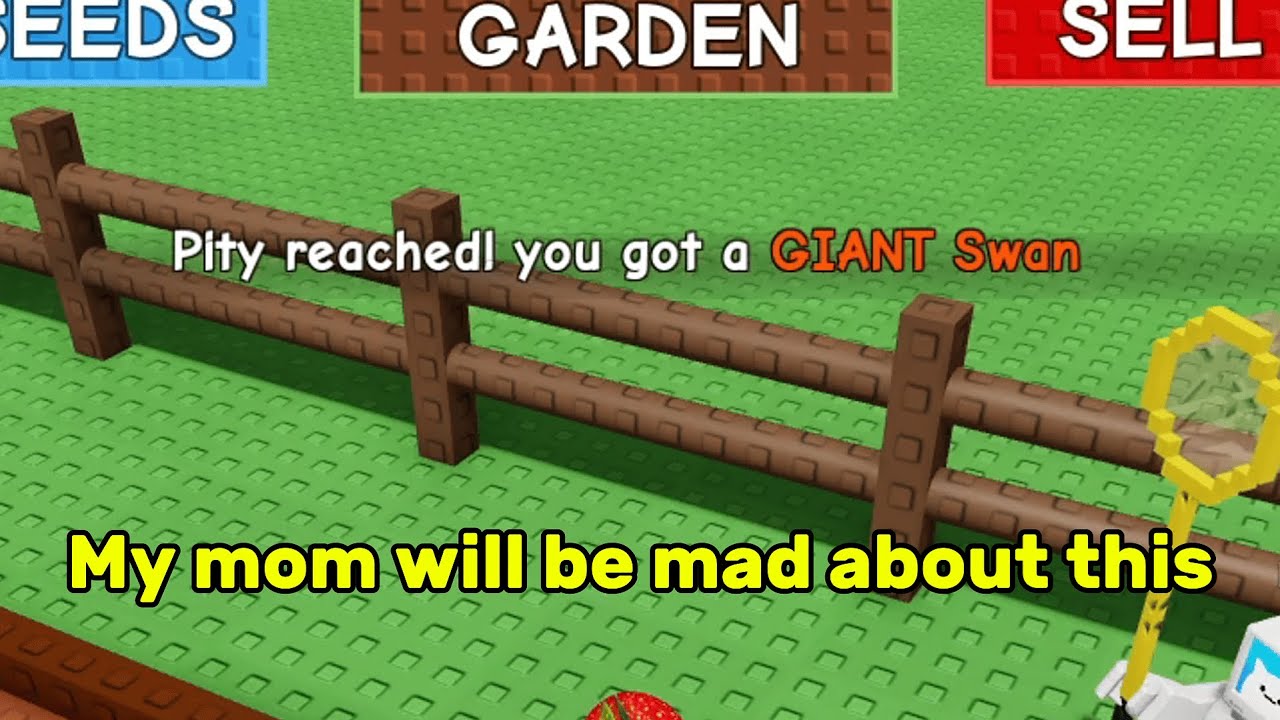 GIANT SWAN IS BIG JOKE | Grow a Garden