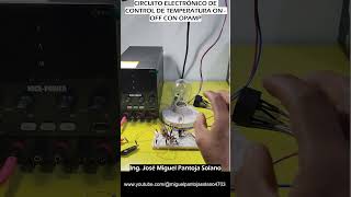 Control de Temperatura ON OFF con OPAMP con Relay