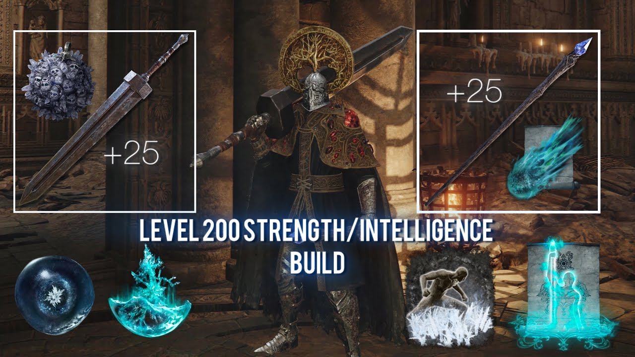 Magic Strength High Level Magic Strength build Elden Ring | preparing for DLC - YouTube