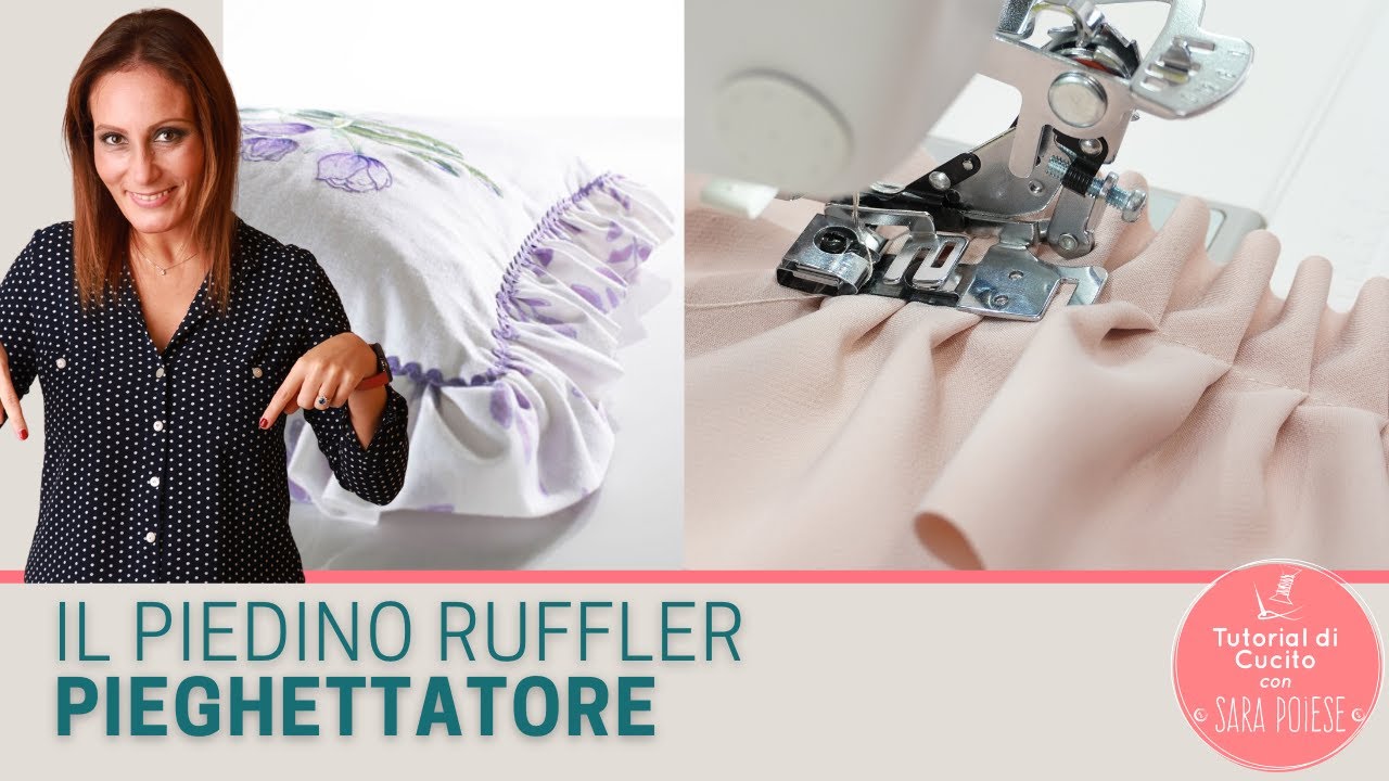 Piedino pieghettatore come si usa? | Sara Poiese