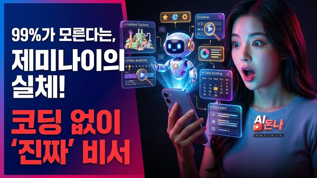 99% 잘 모르는, 제미나이 200% 현실적인 활용법 | 코딩 없이 나만의 똑똑한 AI 비서 만들기