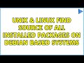 Unix & Linux: How to find Debian packages that would free ...