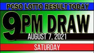 LOTTO RESULT TODAY 9PM DRAW – AUGUST 7, 2021 | 2D | 3D | 6D | 6/42 | 6/55