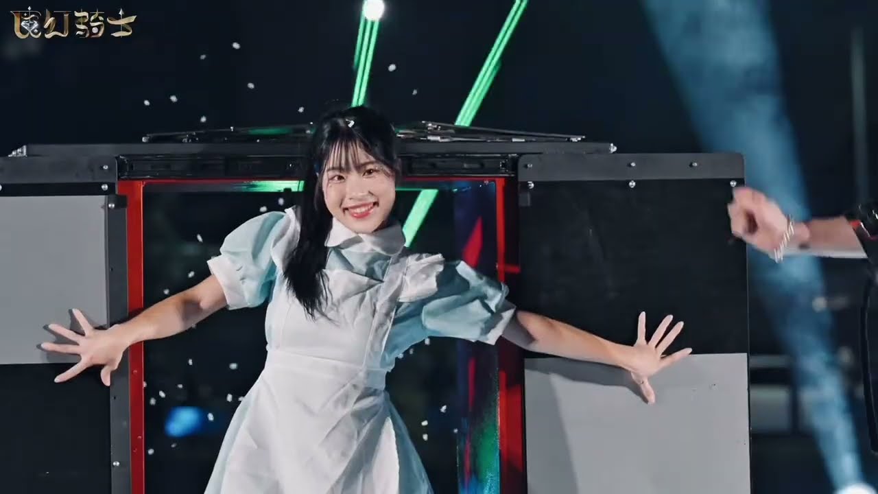 嘉義光織影舞，開場魔幻秀！#魔幻騎士 #藝文演出 #魔術 