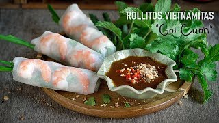 Rollitos Vietnamitas (Goi Cuon) by Kwan Homsai 319,852 views 4 years ago 6 minutes, 41 seconds