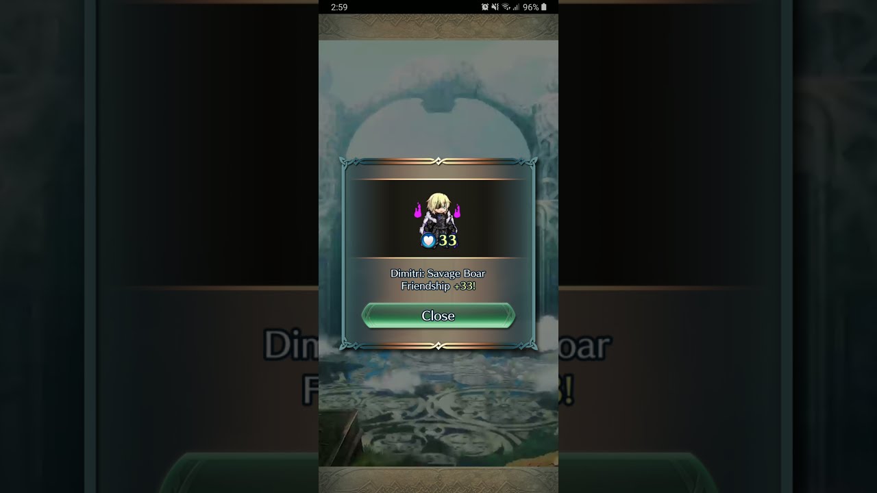 [FE Heroes Events] Forging Bonds: Forces of Will (Dimitri: Savage Boar Rank C)