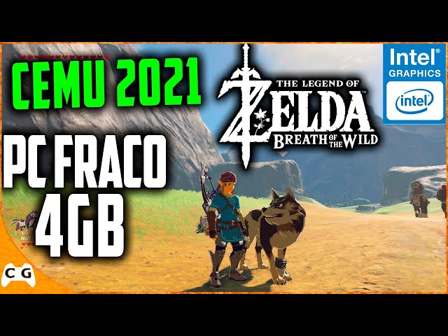 Zelda Breath of the Wild Em PC FRACO Sem Placa de Vídeo Intel HD
