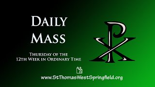 Daily Mass June 25, 2020