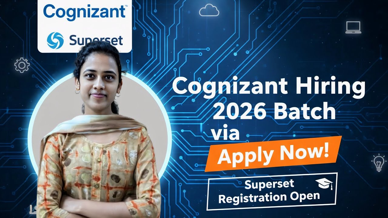 Cognizant Hiring 2026 Batch | Freshers Apply Now | All Links in ...