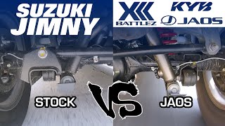 JAOS x KYB BATTLEZ for Suzuki Jimny JB74 - First Impressions