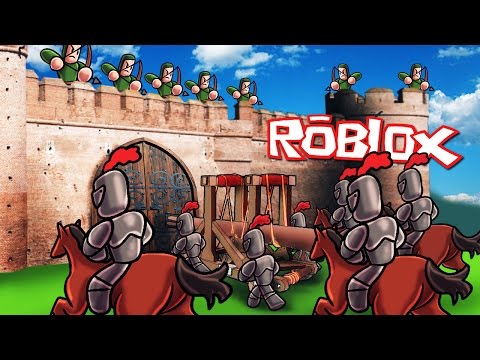 Roblox Medieval Castle Siege Roblox Valor Knights Horses Catapults Youtube - valor roblox