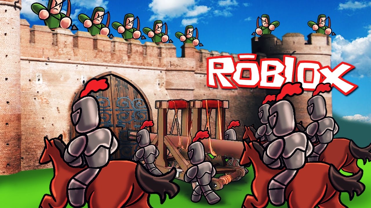 Roblox Medieval Castle Siege Roblox Valor Knights Horses Catapults Youtube - jogos de roblox medievais